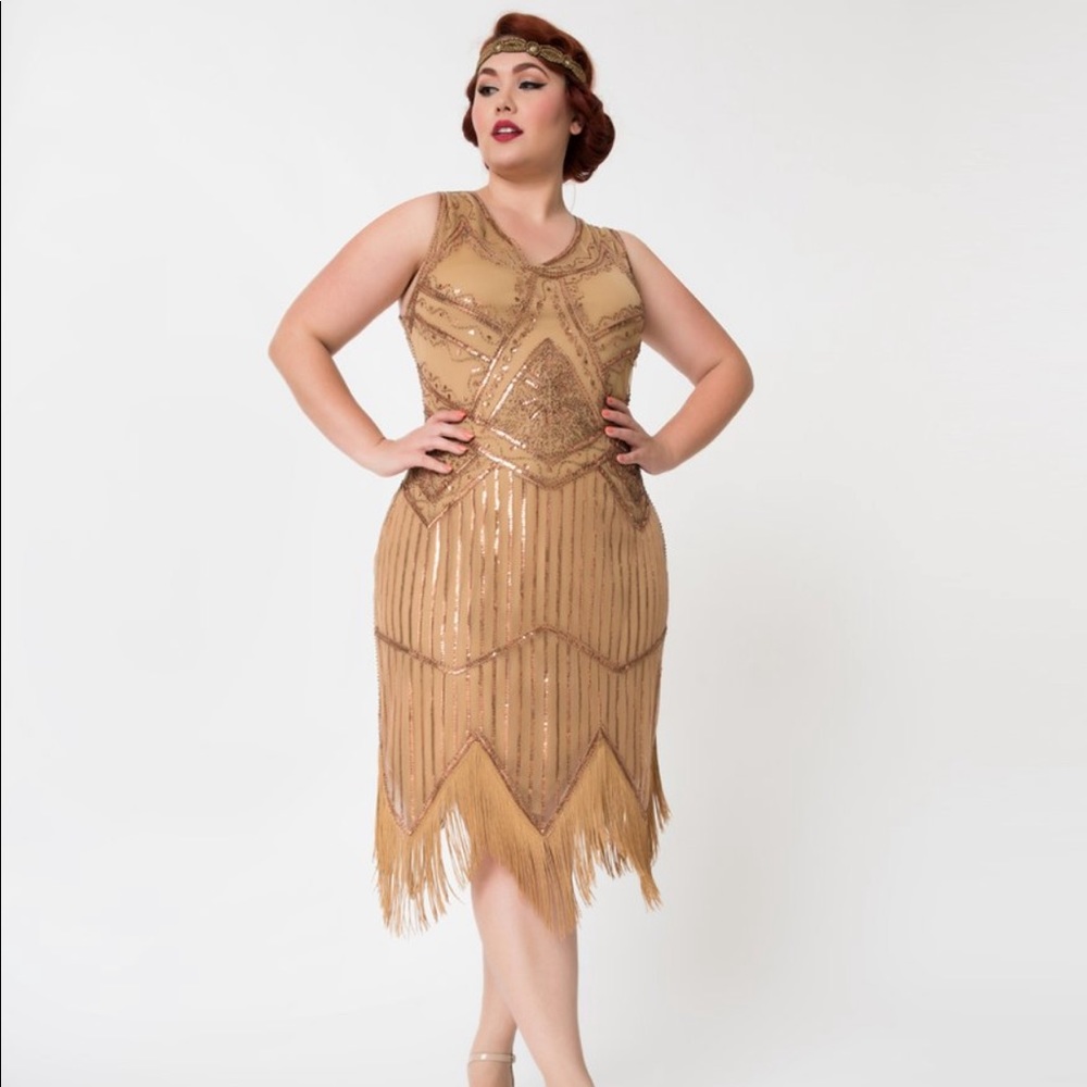 1920’s Plus Size Flapper Dress